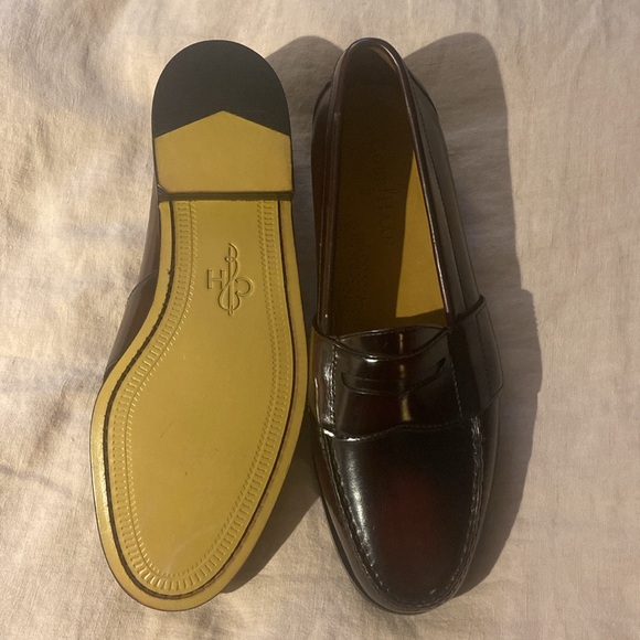 Cole Haan Mens burgundy loafers size 8.5 - Picture 3 of 16
